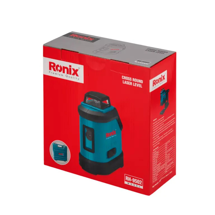 تراز لیزری رونیکس مدل RH-9502 دو خط ۳۶۰ درجه
